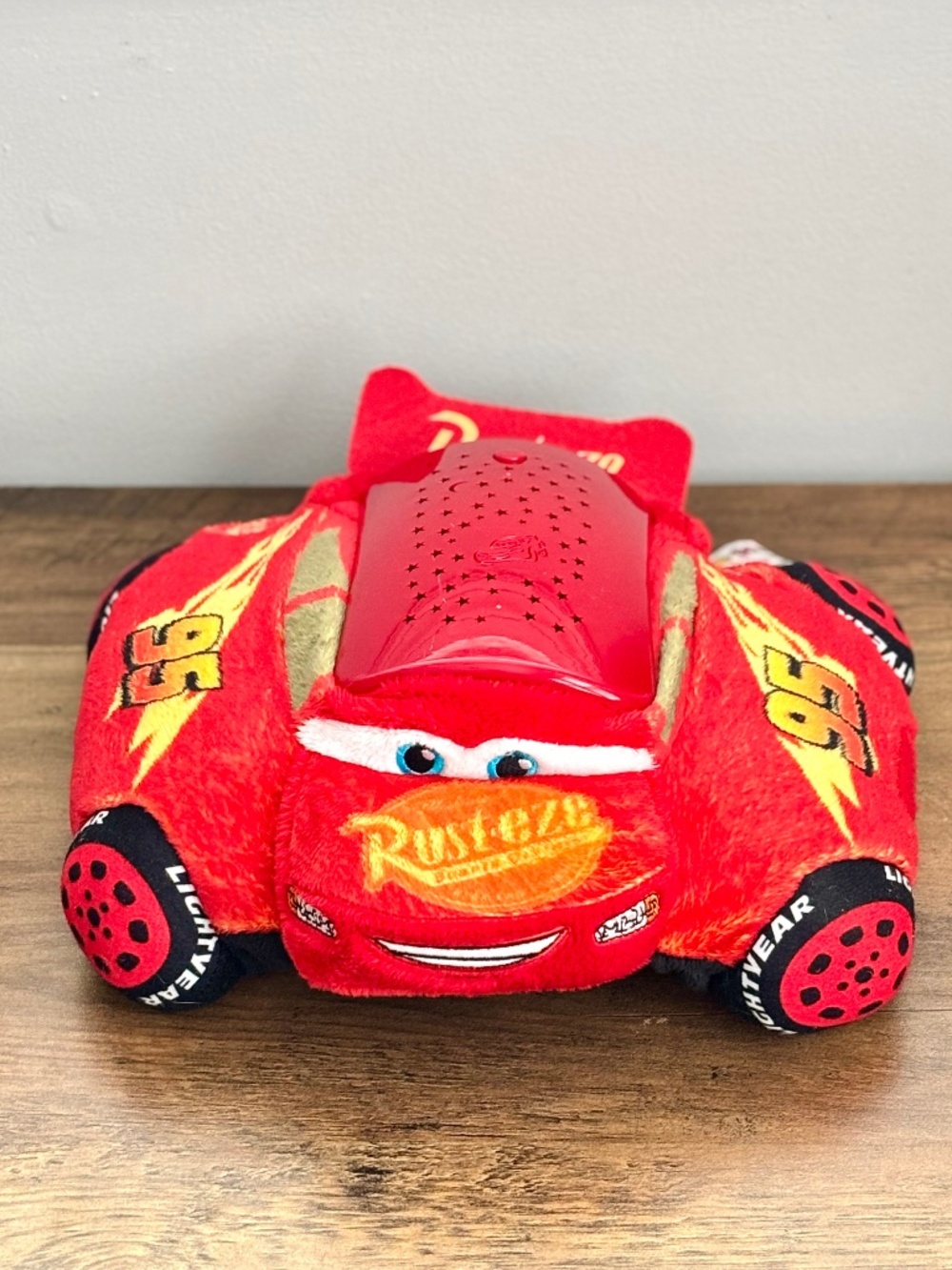 Disney Pixar Cars Lightning Mcqueen Pillow Pets Plush Dream Lites Stuffed Animal - Picture 3 of 16